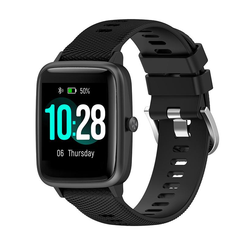 

For Xiaomi Haylou Solar LS01/Boat Watch Storm Silicone Smart Watch Strap Cross Stripe Design 19mm Universal Adjustable Wrist Band Green