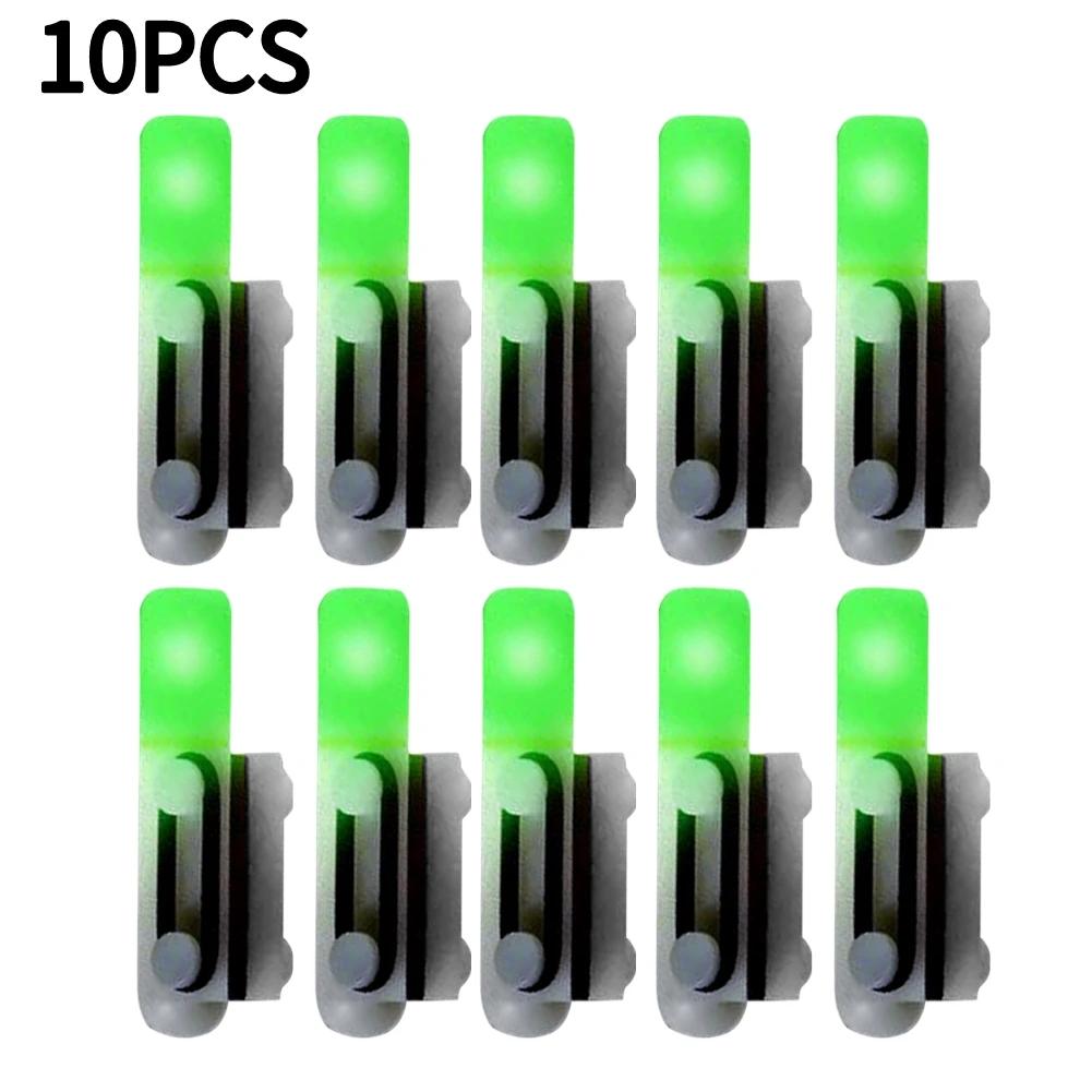 3-10PCS Color Changing Fishing Rod Tip Alert LED Induction Bite Alarm Auto Light For Outdoor Fishing Tool Fish Bite Alarms Light