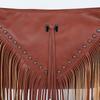 Nituri de designer din piele PU Geantă din piele moale pentru femei Tide ocazional cu nituri geantă cu ciucuri Geantă diagonală umăr Geantă femei geantă mare de vară