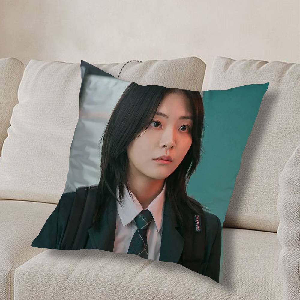 L-Lee Hyeri C-Chung Subin-ES Pillow Case Pillow Case Living Room Sofa Cushion Cover Suitable For Home Bedroom Room Decoration