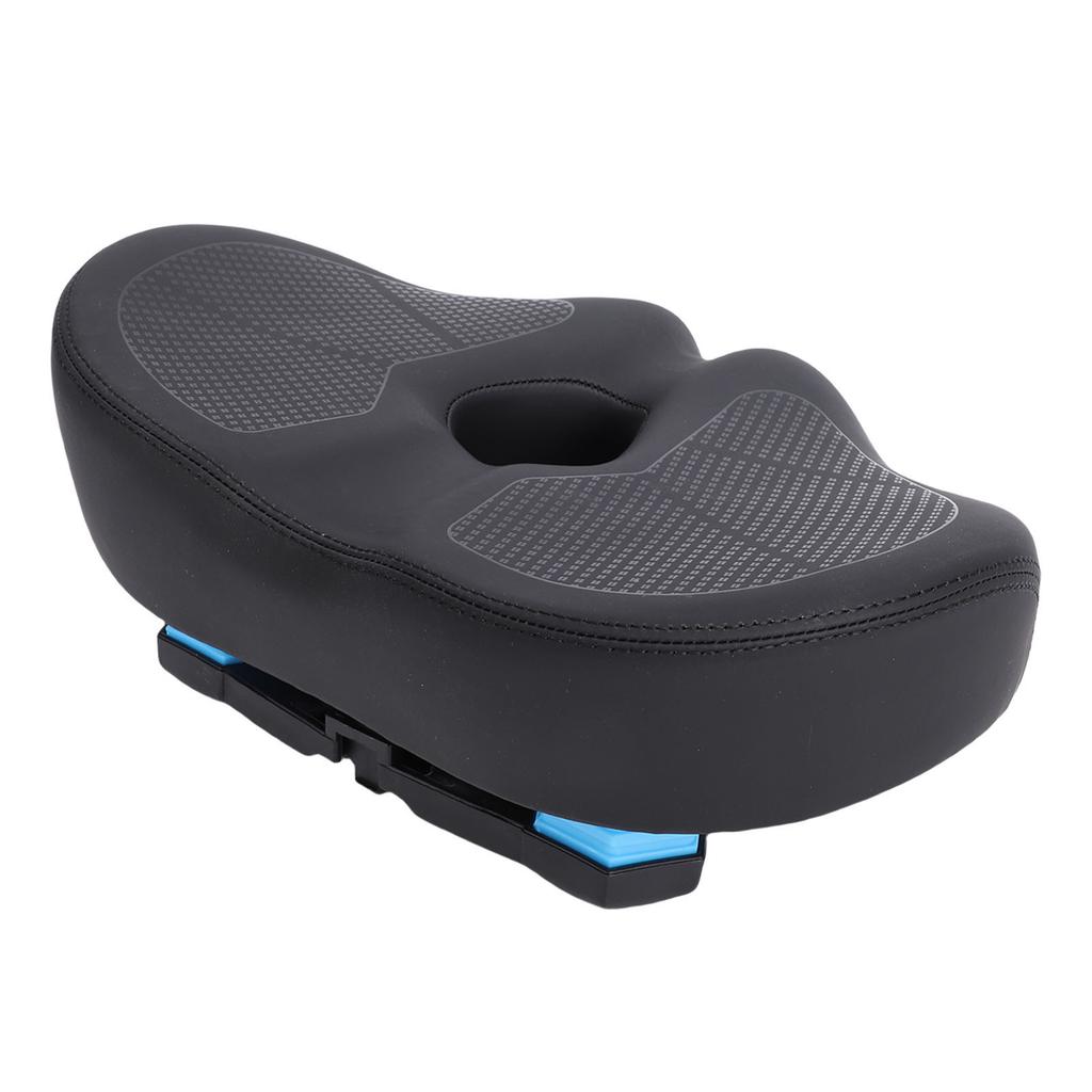 Rozšířený a zesílený vodotěsný skládací pohodlný široký cyklistický sedák pro jízdu na kole