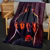 Shadowed Gunman Holding Revolver Print Adult Children Warm Blankets Home Travel Car Soft Comfortable Suitable for All Seasons
