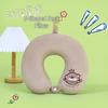 U-Shaped Memory Foam Neck Support Pillow with Custom Logo for Travel and Promotions