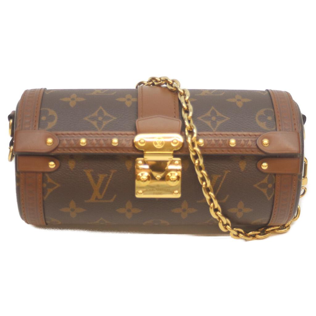 LOUIS VUITTON M57835 Monogram Papillon Trunk Shoulder bag BrownUsed