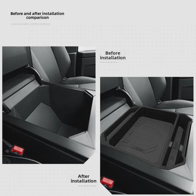 Tesla Cybertruck Armlehnen-Aufbewahrungsbox - Mittelkonsolen-Organizer