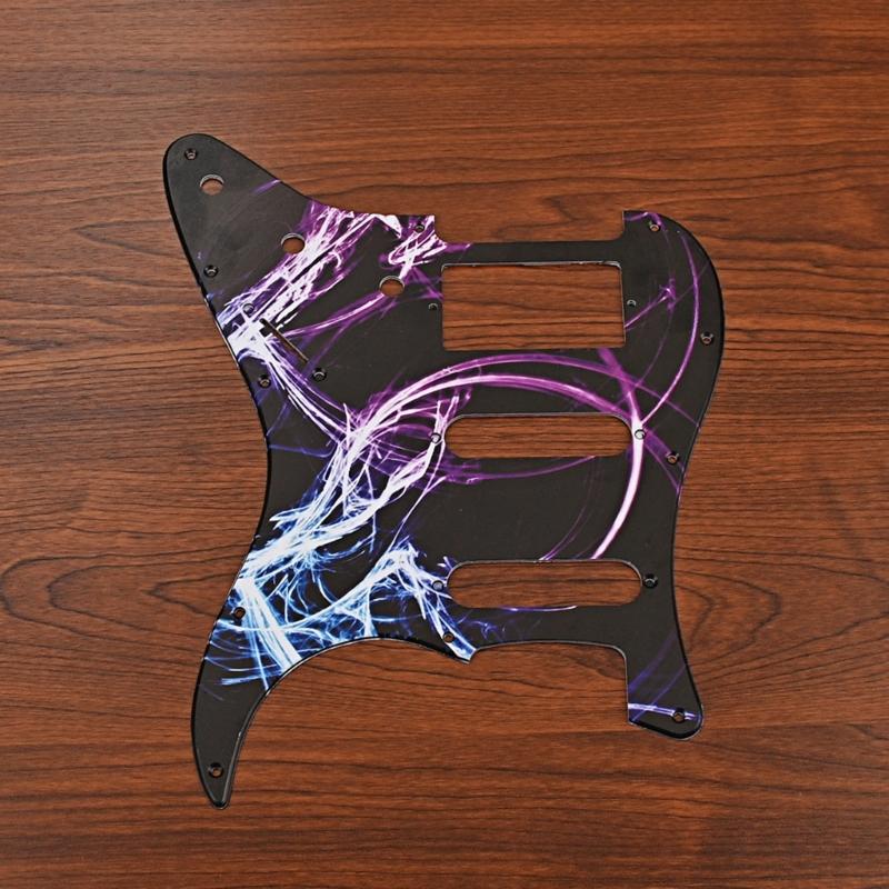 3 Ply 11 Holes Guitar Bass Pickguard Scratch Plate Pick Guards for 4 String Standard Bass Guitar Musical Instrument Part