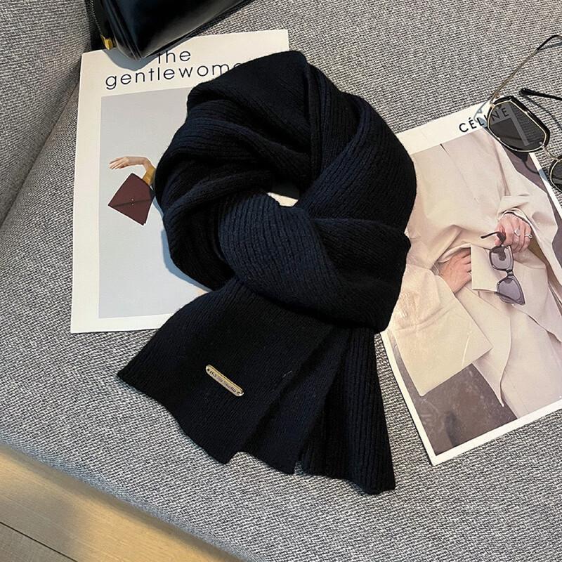 Jumaomao Chic Solid Knit Winter Scarf