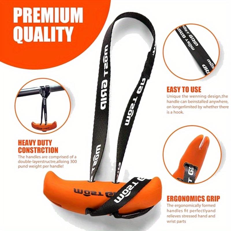 1 buc. Întinzător de prindere cu mâner de tragere, bandă de fitness Heavy Duty cablu mașină mâner de antrenament, antrenor de forță