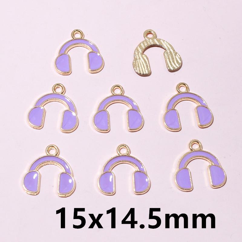 20pcs Enamel Charms Pendants Butterfly Flower Bow Mushroom Shape DIY Jewelry Making Accessories for Earrings Necklace Bracelets