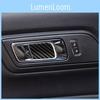 High Quality Carbon Fiber Inner Door Handles Bowl Trim For Ford Mustang 2015-2017