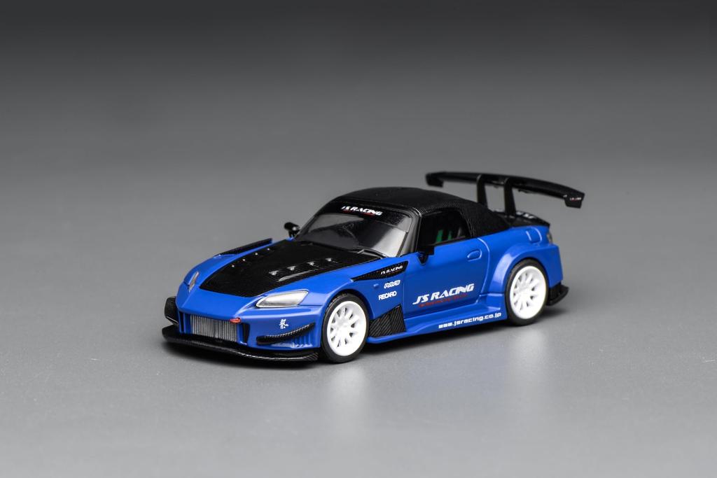 Freestyle MOTORHELIX Honda S2000 J's Racing Apex Blue Pearl Finished Model M65152 1/64
