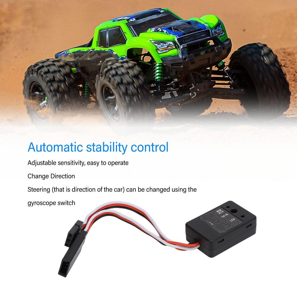 Mini RC Gyro Module Adjustable Sensitivity Drift Control Module for SCX10 For RC Drift Car