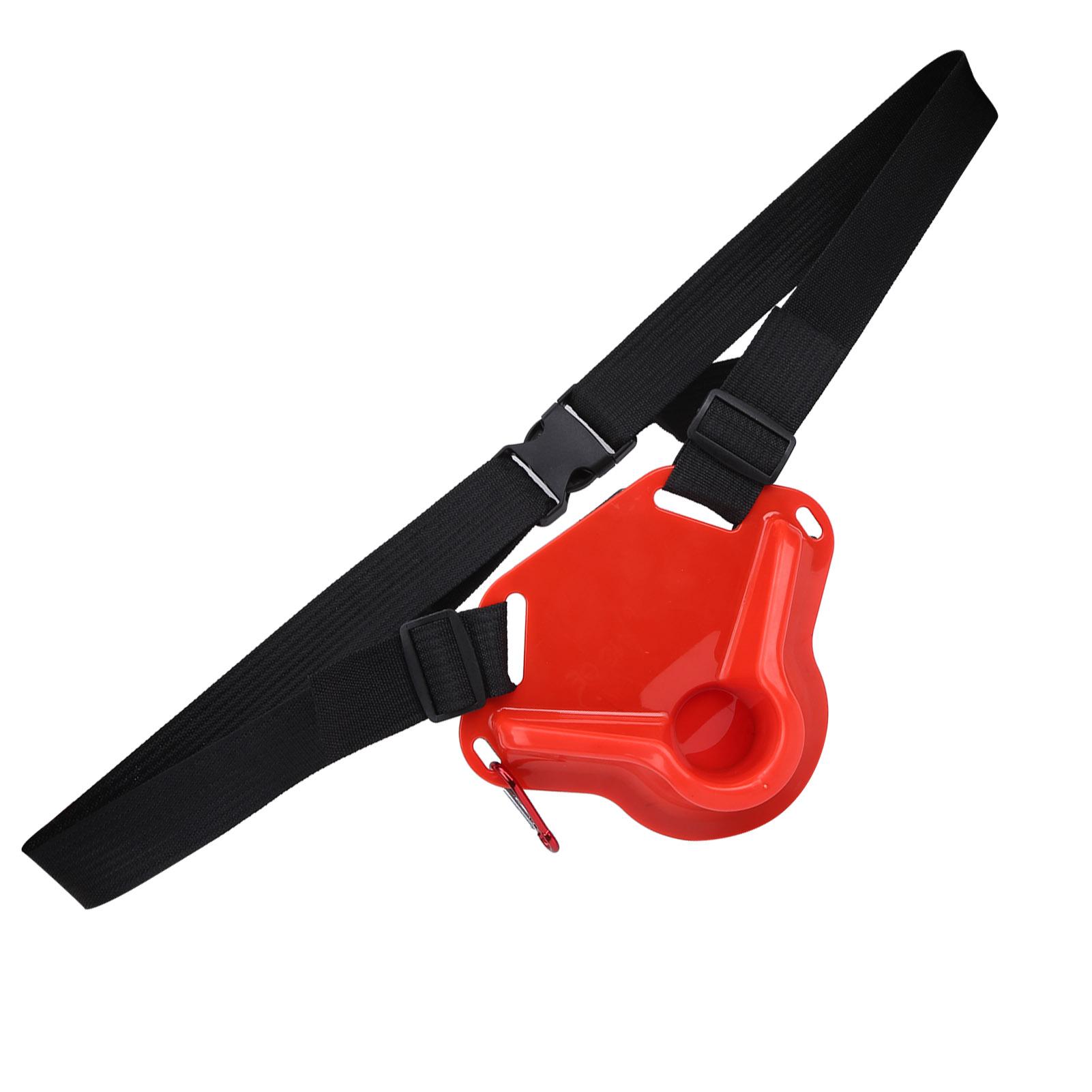 

Portable Sea Rod Belly Top Belt Fishing Rod Pole Support Accessory for Boat Fishingred червоний