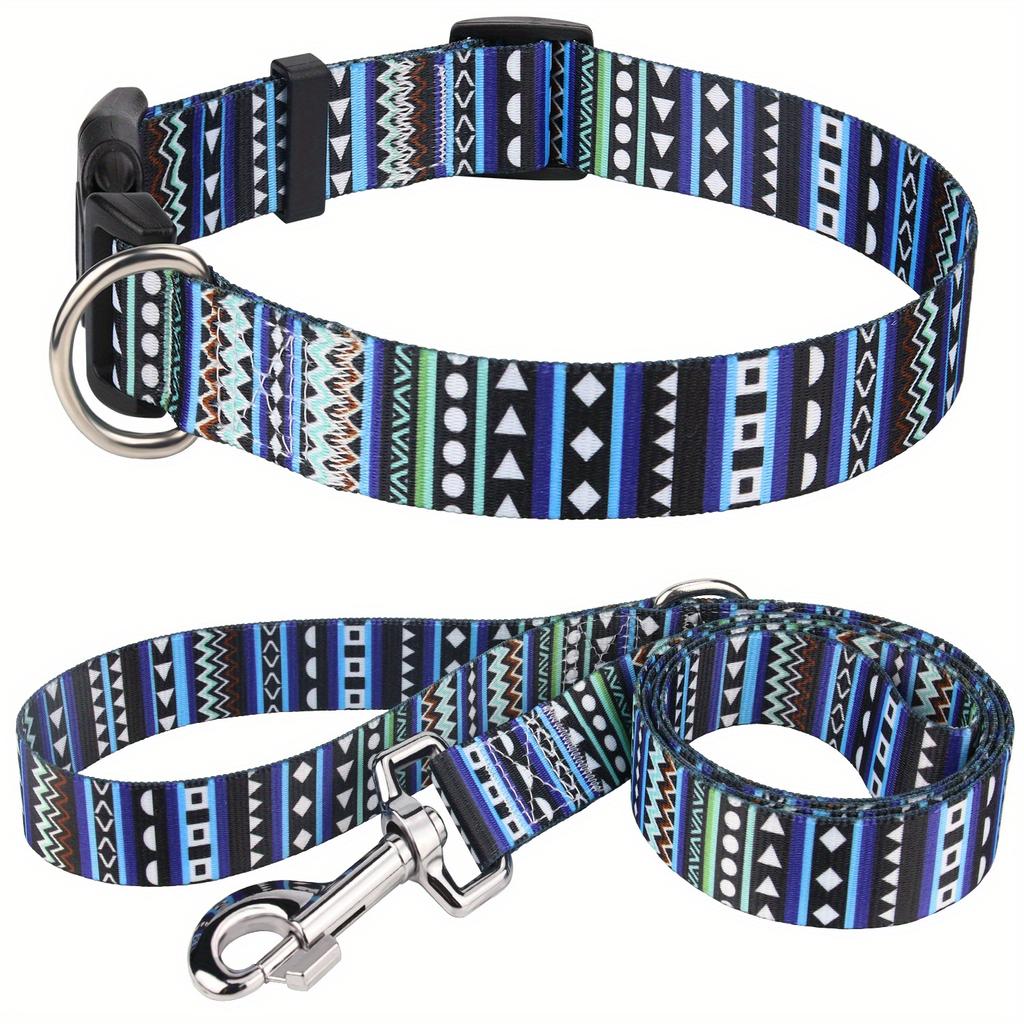 Ancol Hondenhalsband Set Met Riem Heart Blauw