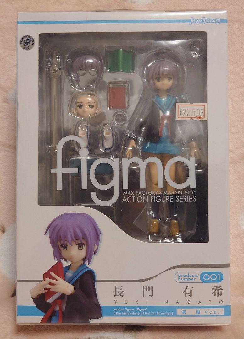 

[Б/У] Лимитированная версия figma Юки Нагато в школьной форме с глушителем из первого тиража.