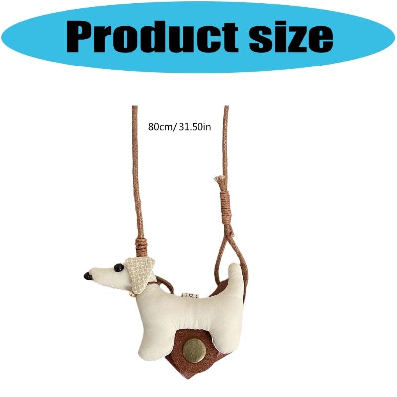 Multifunctional Pet Sunglasses Chain Necklace Lightweight Leather Accessory Long Sweater Chain For Daily Wear