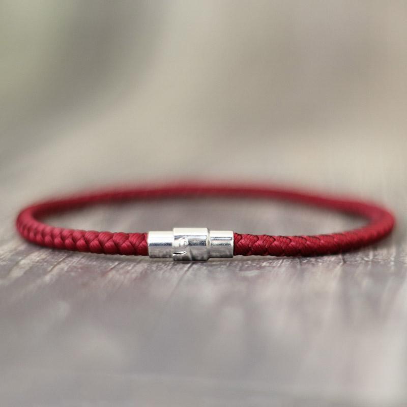 New Minimalist Keel Rope Bracelet Men Grade A 4mm Lucky Red Thread Braslet 5 Colors Leisure Versatile Accessories Pulseria Homme