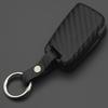 Jingyuqin 3 Buttons Remote Carbon Silicone Key Case For VW Polo Golf 7 Tiguan Skoda Octavia Kodiaq Karoq Seat Ateca Leon Ibiza