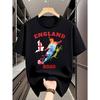 England Shirt England Shirt 2026 England Soccer Shirt English Football High Quality Pure Printed T Shirt Summer Women T Shirt