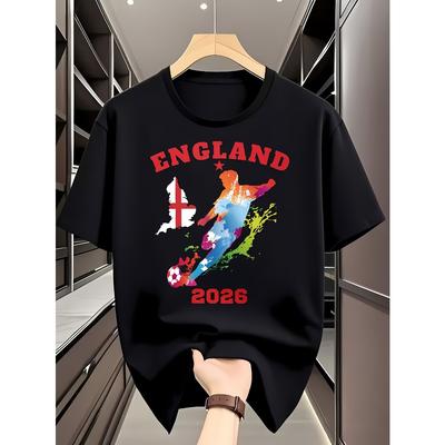 England Shirt England Shirt 2026 England Soccer Shirt English Football High Quality Pure Printed T Shirt Summer Women T Shirt