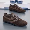 Men's Casual Shoes Fashion Retro Flat Shoes Lace-up Spring Autumn 2025 Fashion Non Slip Comfortable Men's Casual Sports Shoes
