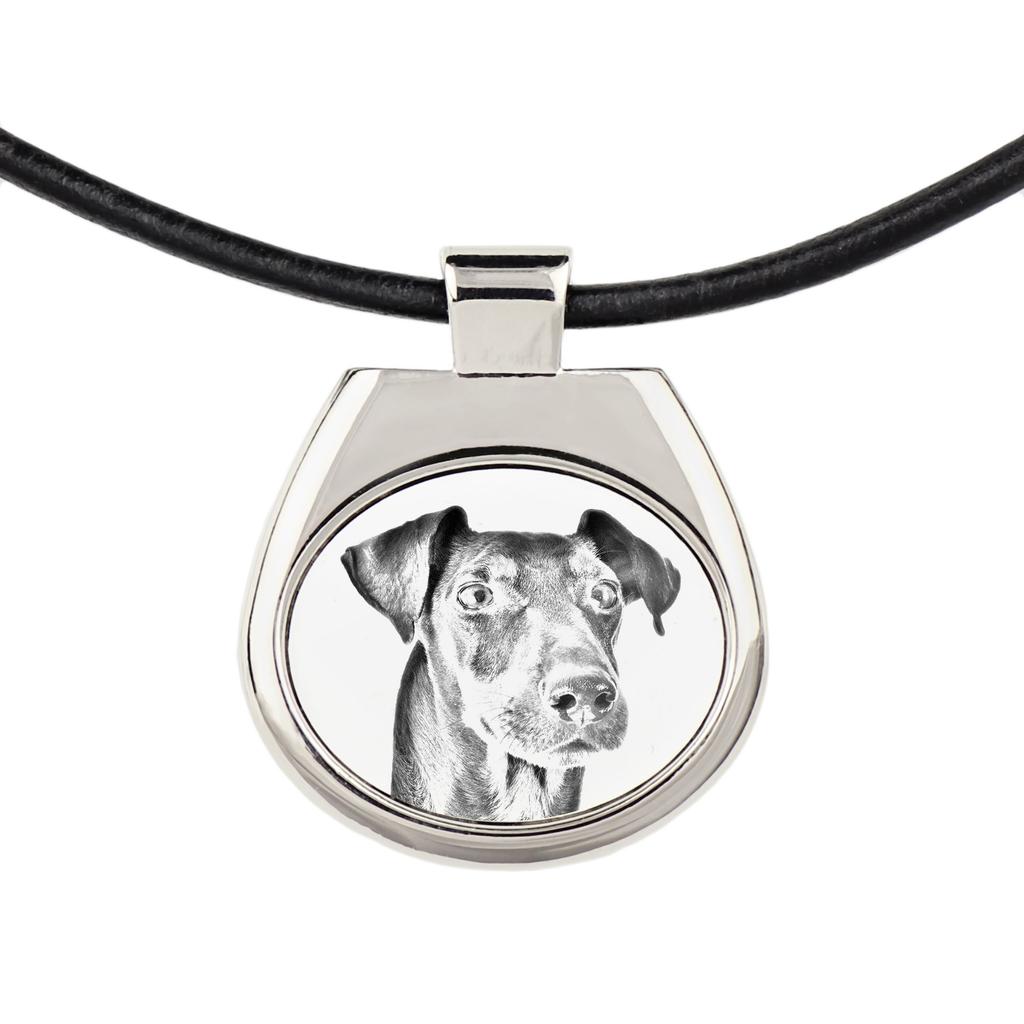 Manchester Terrier – Dog necklace, personalized pendant with a photo | Art-Dog