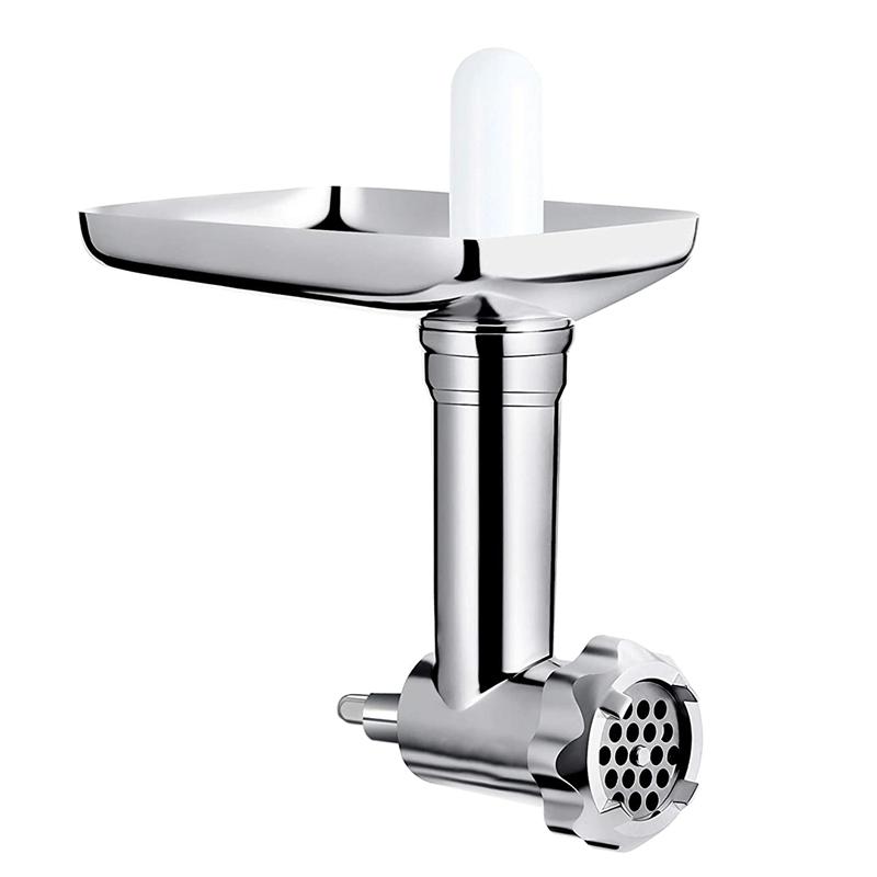 Metal Food Grinder Attachment for KitchenAid Stand Mixers Sausage Stuffer Meat Grinder Food Processor Attachment