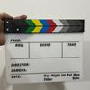 Acrylic Colored Movie Clapperboard Scene Marker - English Photography Prop