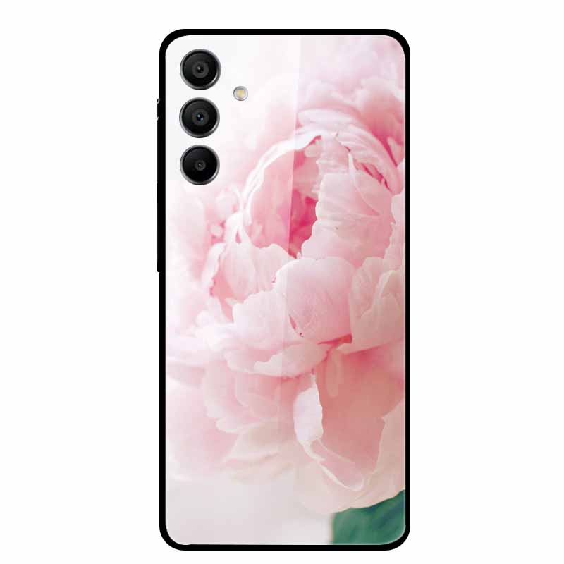 Tempered Glass Case for Samsung Galaxy A16 5G Back Cover Hard Case for SamsungA16 Phone Case Fundas Cool Protective Cute Bumper