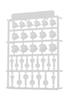 Hobby Base Premium Parts Collection Articulation Ball for Plastic Joint, Large, Clear, Models, PPC-T112
