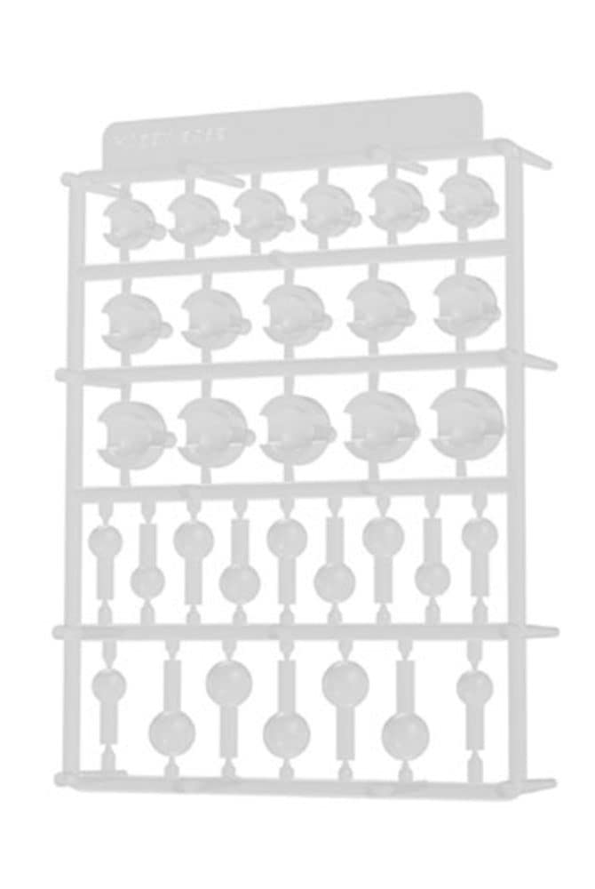 

Hobby Base Premium Parts Collection Articulation Ball for Plastic Joint, Large, Clear, Models, PPC-T112