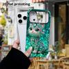 Phone Case: 2D Flat Design Suitable for iPhone 18, 17, 16, 15, 14, 13 Pro Film Protective Case, Couple Style, Gem Cat, Christmas and Halloween Gift