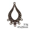 2025 Trend Accesories Water Drop Earring Connector Accessories Parts Ornaments For Home Accessories Parts
