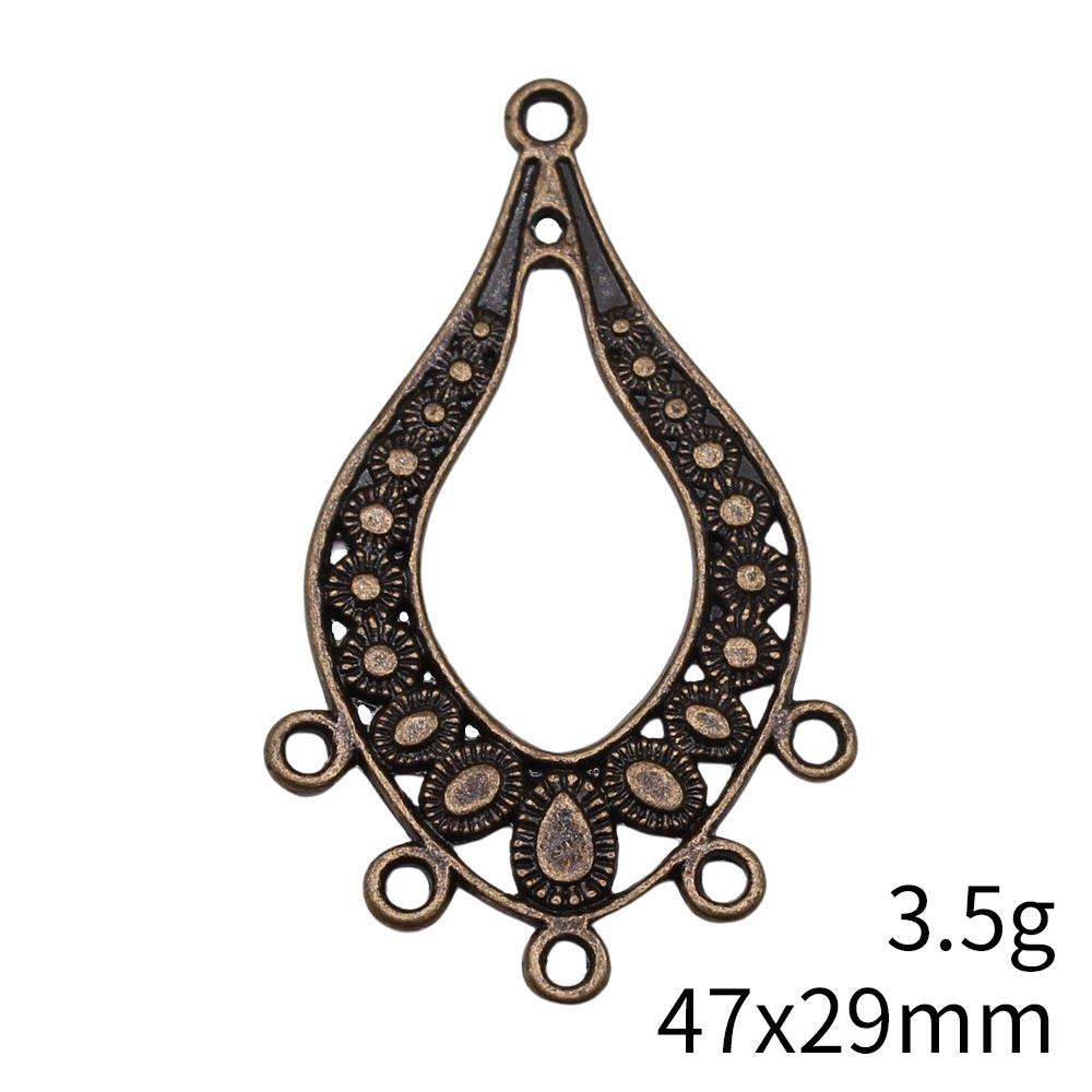 2025 Trend Accesories Water Drop Earring Connector Accessories Parts Ornaments For Home Accessories Parts