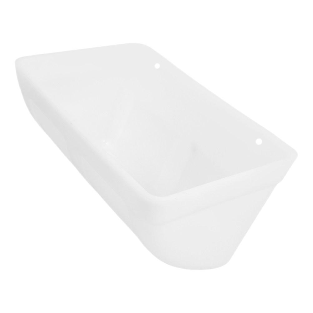 1Set Plastic Chicken Feeder Trough for Poultry Birds Goat Water Food Holder Splash Proof Wear Resistant Farming Feeding