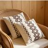 Boho Throw Pillow Covers Farmhouse Rustic Couch Decorative Pillowcase Summer Retro Woven Cushion Covers for Home Bed Chair Decor