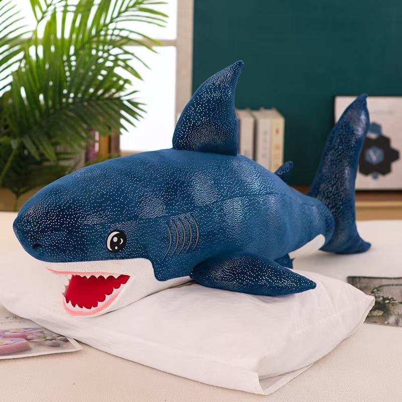 Shark Starry Sky Cute Cute Pet Pillow Aquarium Scenic Spot Ornament For Women And Boys Gift Plush Toys Premium