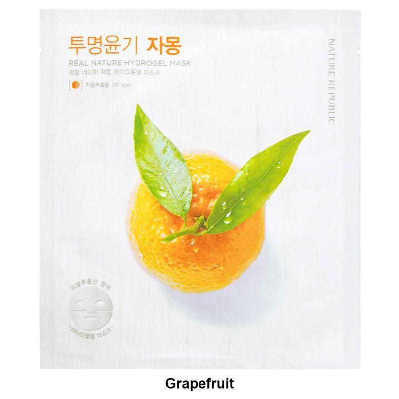 NATURE REPUBLIC - Real Nature Hydrogel Mask - 10 Types