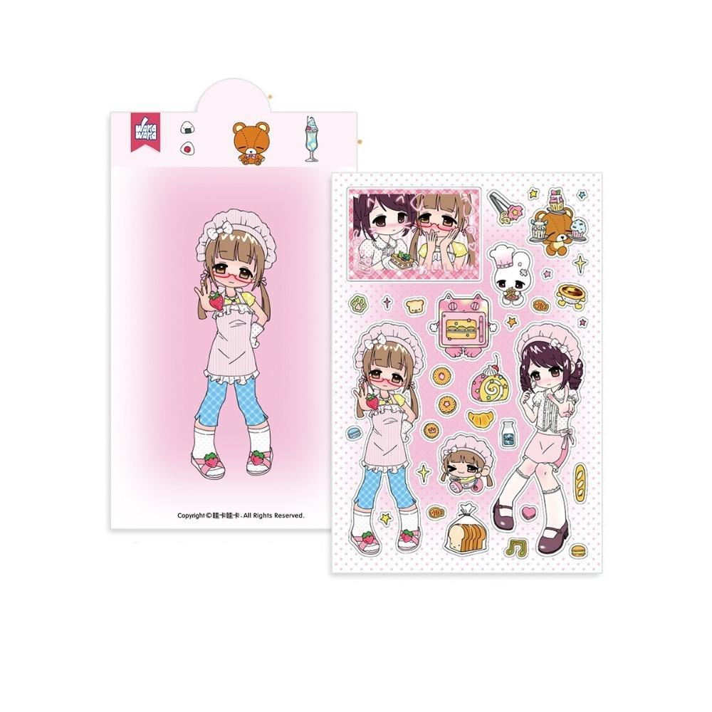 Милые стикеры для скрапбукинга Наклейки для DIY Стикеры с персонажами аниме  Millennium Anime Story  Стикеры для декора телефона 2