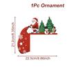Christmas Wooden Ornament Christmas Party Decoration Xmas Santa Claus Snowman Pendants Navidad Natal New Year Gift 2026