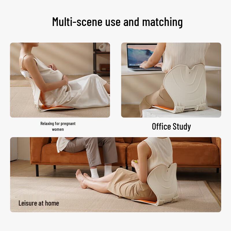 HEZHENG Ergonomic Lumbar Back Support Cushion CN plug (adapter included)