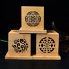Hollow Out Incense Burner Bamboo Sage Incense Box Sandalwood Incense Base Plate  Study