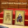 1PC 2026 Tai Sui Amulet Card Horse Year Feng Shui Good Luck Card Bring Wealth & Prosperity & Happiness Home Or Office Decor