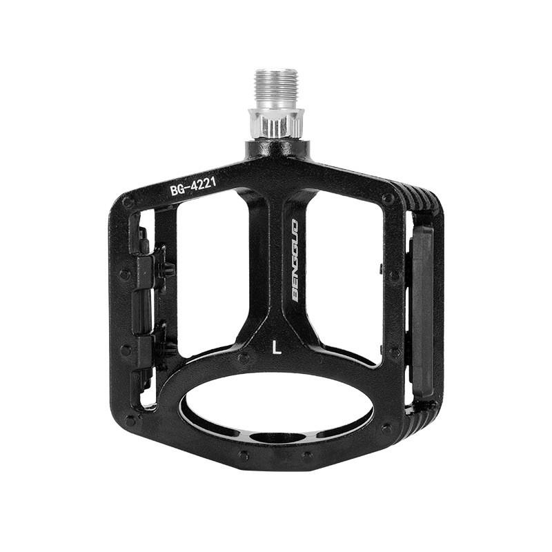 Cykelpedal med dubbla lager i aluminiumlegering för mountainbikecykling och pendling