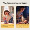 With LED Light Baby Nail Clippers Ergonomic Magnifying Glass Nail Clipper  Manicure Pedicure Tools