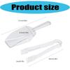 Rustproof Plastic Ice Pickup Tool Hygienic Ice Cubes Shovel Dishwasher Safe Easy Cleaning Kitchen Essential