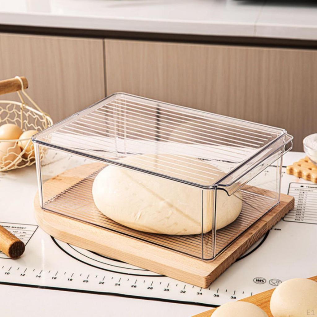 Pastry Proofing Box Food-Grade Rising Rectangular for Kitchen