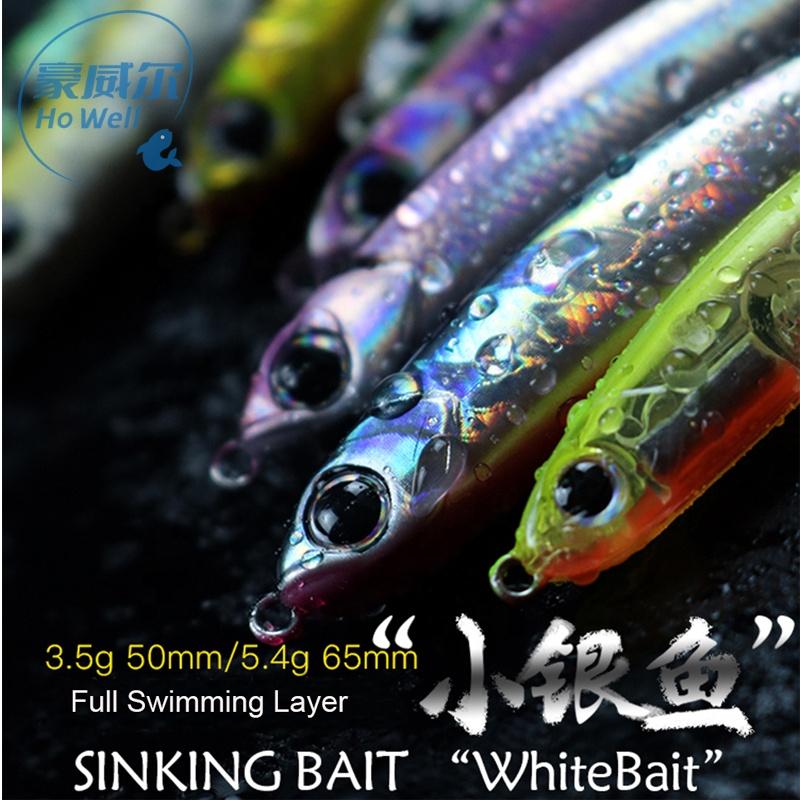 65mm 2.56in 5.4g Custom Pencil Lure Submerged Stickbaits Pencil Lure Mini Sinking Stick Bait Hard Fishing Lure