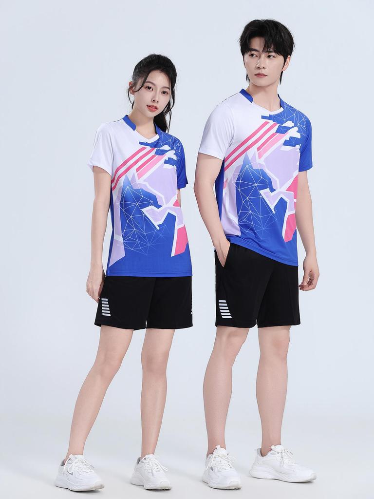 2026 Year of the Horse Breathable Quick-Dry Badminton Uniform Set - Sportswear Top Training Clothing