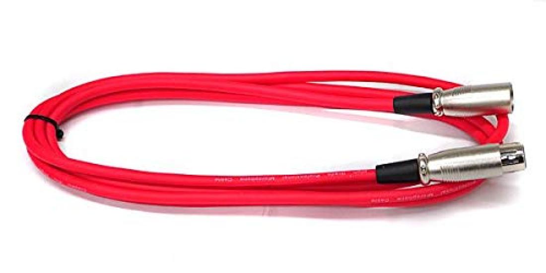 

CLASSIC PRO MIX030 Red XLR (Male) to XLR (Female) Microphone Cable, 3m, for Canon XLR